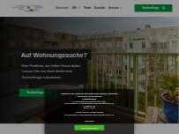 Website Screenshot Gemeinnützige Wohnungsbau- genossenschaft Hemer eG