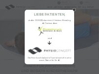 Website Screenshot Physioconcept Christiane Wesseling