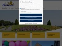 Website Screenshot Stadtverwaltung Baesweiler