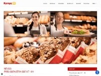 Website Screenshot Kamps Bäckerei