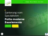 Website Screenshot Marius Poths Moderene Bauelemente e.K.