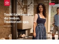 Website Screenshot Spieth & Wensky Tracht Passau