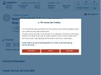 Website Screenshot NÜRNBERGER Versicherung Peer Großmann