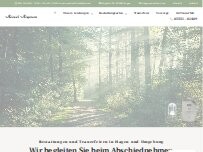 Website Screenshot Helmut Brinkmann Beerdigungen