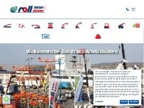 Website Screenshot Roll Kran + Arbeitsbühnen GmbH - Blaufelden