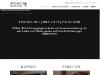 Website Screenshot Dirk Schlieck Tischlermeister