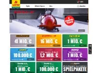 Website Screenshot Sachsenlotto
