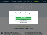 Website Screenshot TIMEPARTNER Meppen