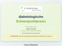 Website Screenshot Diabetologie Derschlag