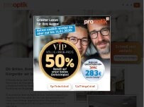 Website Screenshot pro optik Augenoptik Großenhain