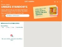 Website Screenshot EAT HAPPY