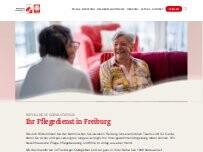 Website Screenshot Katholische Sozialstation Freiburg i. B. GmbH