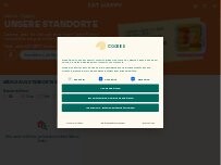 Website Screenshot EAT HAPPY