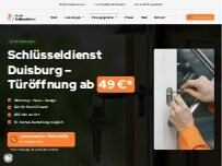 Website Screenshot Ihr Schlüsseldienst der Stadt - ab 49 €
