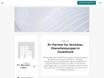 Website Screenshot H+T Bauwerke GmbH