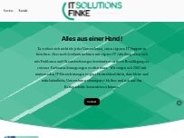 Website Screenshot It Solutions Finke