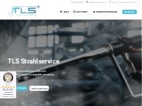 Website Screenshot TLS Strahlservice | Trockeneisstrahlen, Sandstrahlen & Laserreinigung