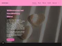 Website Screenshot HerzWerk by Maret