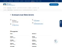 Website Screenshot VR Bank Main-Kinzig-Büdingen eG Geldautomat Düdelsheim