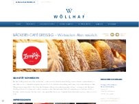 Website Screenshot Bäckerei-Café Dreißig Bahnhof Berlin Südkreuz