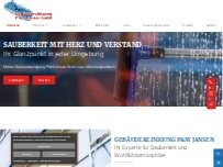 Website Screenshot Gebäudereinigung P & M Jansen GmbH