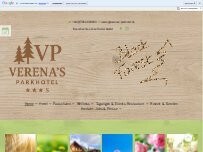 Website Screenshot Verena's Parkhotel