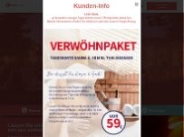 Website Screenshot Parksauna-Trier