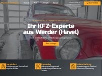 Website Screenshot Kraftfahrzeugtechnik Werder