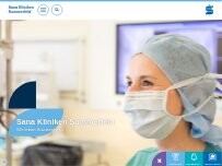 Website Screenshot Sana Kliniken Sommerfeld