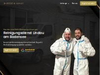 Website Screenshot Reinigungsdienst Boppert & Arndt - Fachbetrieb für Intensiv- & Spezialreinigung