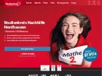 Website Screenshot Studienkreis Nachhilfe Nordhausen