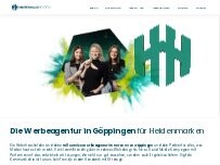 Website Screenshot Hinterhaushelden Die Werbeagentur in Göppingen für Heldenmarken