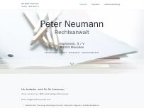 Website Screenshot Rechtsanwaltskanzlei Peter Neumann