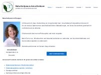 Website Screenshot Anna Derksen Naturheilpraxis Erlangen