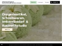 Website Screenshot Johannes Drogerie Imkereibedarf Jensen