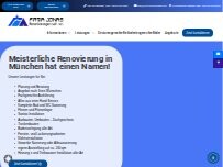 Website Screenshot Renovierungen | Jonas Renovierungen | München | Milbertshofen