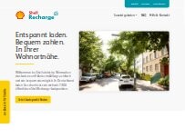 Website Screenshot Shell Recharge Charging Station