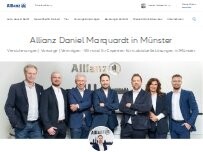 Website Screenshot Allianz Daniel Marquardt