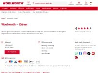 Website Screenshot Woolworth