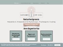 Website Screenshot Naturheilpraxis Katharina Zopf-Eckl