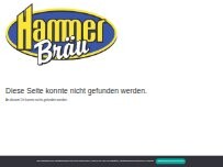 Website Screenshot Gasthausbrauerei Hammer Braeu