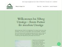 Website Screenshot XBerg Umzüge