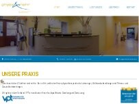 Website Screenshot physio und mehr Therapiezentrum Dipl.-Ök. Marion Siegel