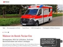 Website Screenshot Malteser Hilfsdienst