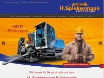 Website Screenshot H. Spiekermann Bohrtechnik GmbH