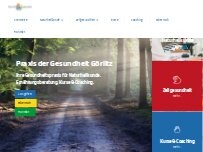 Website Screenshot Praxis der Gesundheit - Heilpraktikerin Lali Uta Börner