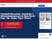 Website Screenshot Rainbow Sanierungen Siegen - Axel Huwald Schadenmanagement