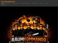 Website Screenshot RÄUMKOMMANDO