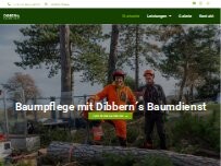 Website Screenshot DIBBERNs Baumdienst