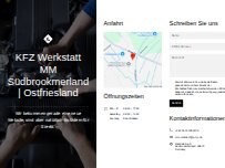 Website Screenshot MM - KFZ MEISTERWERKSTATT SÜDBROOKMERLAND